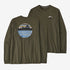 Patagonia Men's L/S Skyline Stencil Responsibili-Tee Basin Green