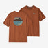 Patagonia Men's Skyline Stencil Responsibili-Tee New Navy