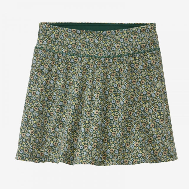 Patagonia Women's Maipo Skort Floral Fun: Conifer Green