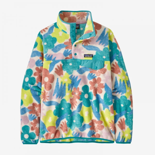 Patagonia Women's LW Synch Snap-T P/O Channeling Spring: Natural