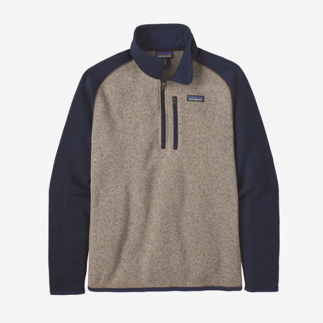 Patagonia Men's Better Sweater 1/4 Zip Oar Tan