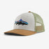 Patagonia Fitz Roy Trout Trucker Hat White w/Classic Tan