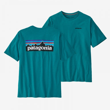 Patagonia Men's P-6 Logo Responsibili-Tee Belay Blue