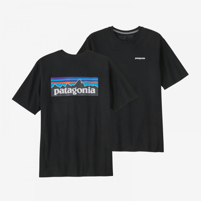 Patagonia Men's P-6 Logo Responsibili-Tee Black
