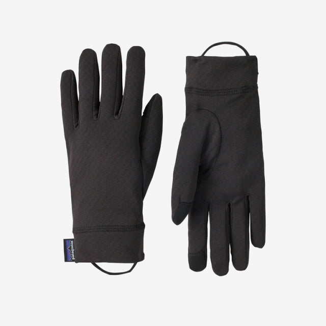 Patagonia Cap MW Liner Gloves Black