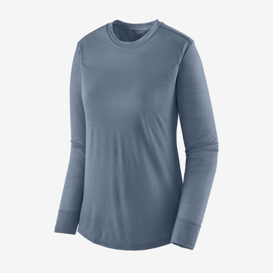 Patagonia Women's L/S Cap Cool Merino Blend Shirt ight Plume Grey / L