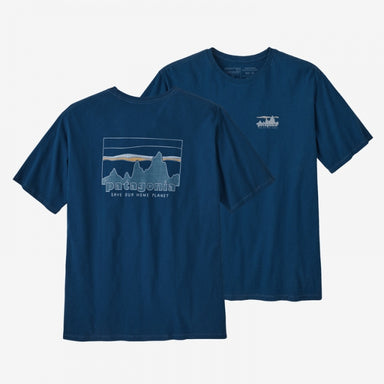 Patagonia Men's '73 Skyline Organic T-Shirt agom Blue / L