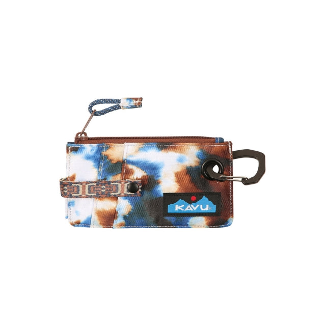 KAVU Clipper Card Case Earth Sky Tie Dye