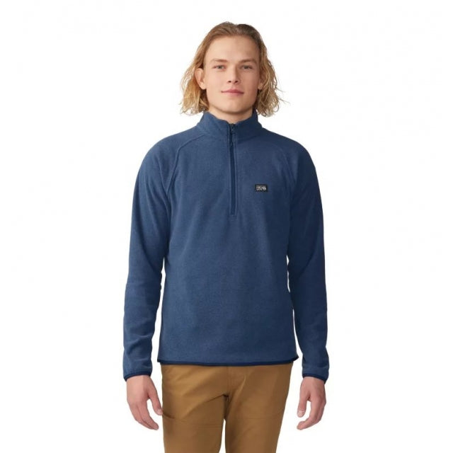 Mountain Hardwear Men's Microchill 1/4 Zip Pullover Hardwear Navy Heather