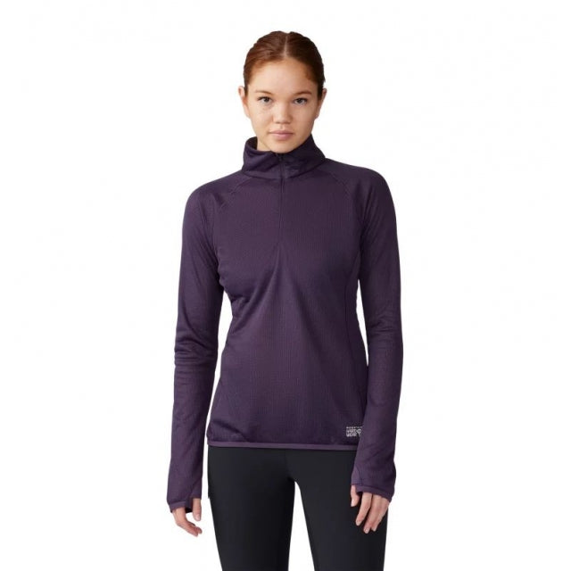 Mountain Hardwear Women's AirMesh 1/2 Zip Blurple