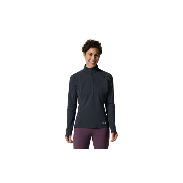 Mountain Hardwear Women's Mountain Stretch 1/2 Zip Black