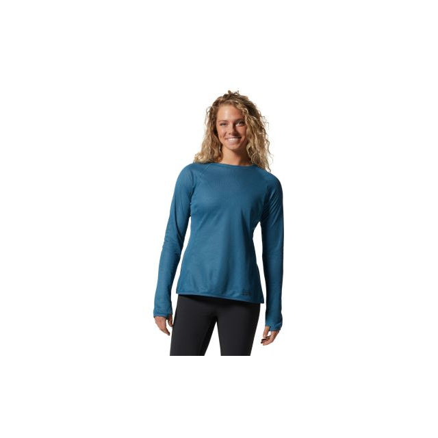 Mountain Hardwear Women's AirMesh Long Sleeve Crew Caspian
