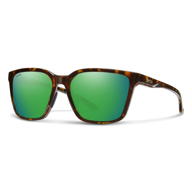 Smith Optics Shoutout Vintage Tortoise - ChromaPop Glass Polarized Green Mirror