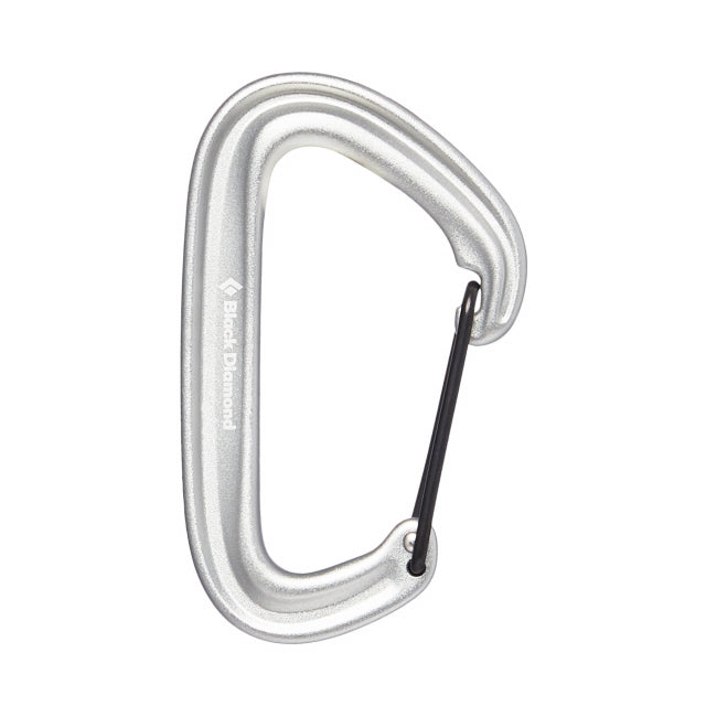 Black Diamond Litewire Carabiner LIGHT GRAY