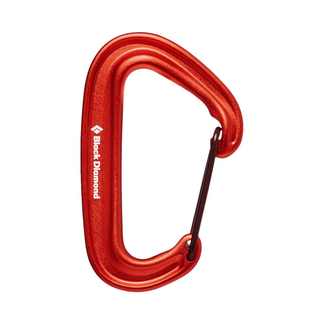 Black Diamond Miniwire Carabiner RED