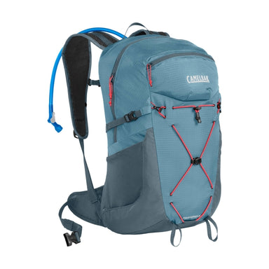 CamelBak Women's Fourteener‚ 24 Hydration Hiking Pack with Crux 3L Smoke Blue/Fiery Coral