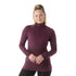 Smartwool Women's Classic All-Season Merino Base Layer 1/4 Zip Eggplant
