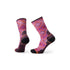 Smartwool Women's Hike Light Cushion Southwest Tile Print Crew Socks Meadow Mauve