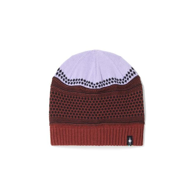 Smartwool Popcorn Cable Beanie - Merino Wool Blend, Reversible, Ultra Violet Color, One Size