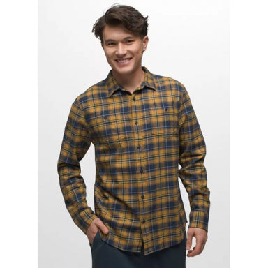 Prana Men's Dolberg Flannel Shirt Embark Brown