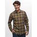 Prana Men's Dolberg Flannel Shirt Embark Brown