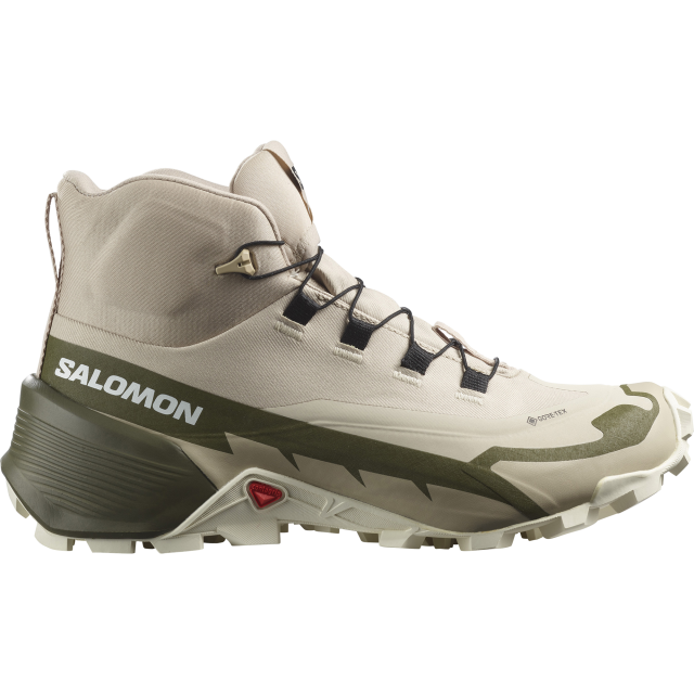 Salomon Women's Cross Hike 2 Mid GTX Feather Gray / Olive Night / White