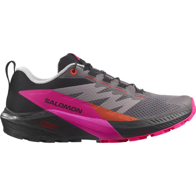 Salomon Women's Sense Ride 5 Plum Kitten / Black / Pink Glo